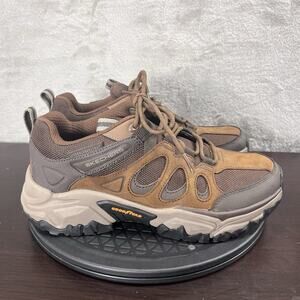 Skechers Men's Size 8 Terraform-Selvin Brown Lace Up Hiking Shoes NWOB